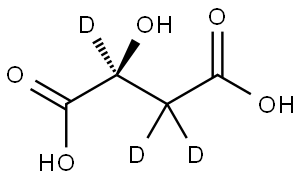 (S)-(-)-MALIC-2,3,3-D3 ACID Struktur