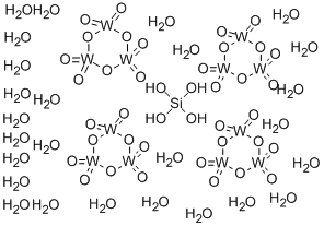 SILICOTUNGSTIC ACID 26-WATER Struktur