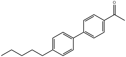 4-ACETYL-4'-N-PENTYLBIPHENYL Struktur