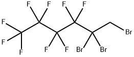 1,1,2-TRIBROMO-1-(NONAFLUOROBUTYL)ETHANE Struktur