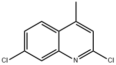 2,7-dichloro-4-methylquinoline Struktur