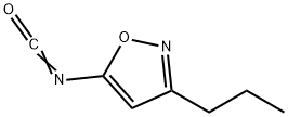 Isoxazole, 5-isocyanato-3-propyl- (9CI) Struktur