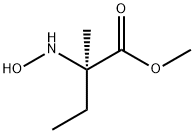 L-Isovaline, N-hydroxy-, methyl ester (9CI) Struktur