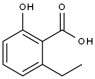 6-ETHYLSALICYLICACID Struktur