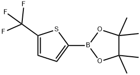 5-TRIFLUOROMETHYLTHIOPHENE-2-BORONIC ACID PINACOL ESTER Struktur