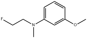 Benzenamine, N-(2-fluoroethyl)-3-methoxy-N-methyl- (9CI) Struktur