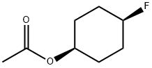 Cyclohexanol, 4-fluoro-, acetate, cis- (9CI) Struktur