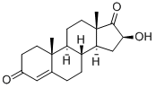 16-BETA-HYDROXYANDROSTENEDIONE Struktur