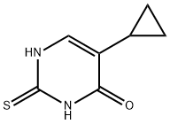 5-Cyclopropyl-2-thioxo-2,3-dihydro-1H-pyrimidin-4-one Struktur