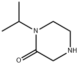 1-ISOPROPYL-PIPERAZIN-2-ONE Struktur