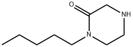 Piperazinone, 1-pentyl- (9CI) Struktur