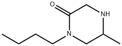 Piperazinone, 1-butyl-5-methyl- (9CI) Struktur