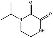 2,3-Piperazinedione,1-(1-methylethyl)-(9CI) Struktur