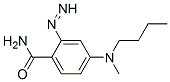 4-(butyl-methyl-amino)diazenylbenzamide Struktur