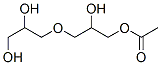 3-(2,3-dihydroxypropoxy)-2-hydroxypropyl acetate  Struktur