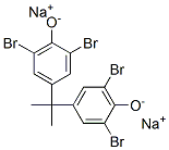 Disodium 4,4'-(1-methylethylidene)bis(2,6-dibromophenolate) Struktur