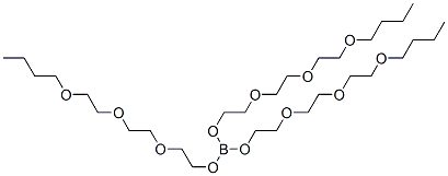 tris[2-[2-(2-Butoxyethoxy)ethoxy]ethyl]orthoborate Struktur