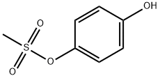 4-HYDROXYPHENYL METHANESULFONATE Struktur