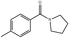 1-(4-methylbenzoyl)pyrrolidine Struktur