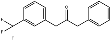 1-Phenyl-3-[3-(trifluoromethyl)phenyl]acetone Struktur