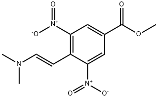 (E)-Methyl 4-(2-(diMethylaMino)vinyl)-3,5-dinitrobenzoate Struktur