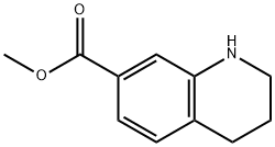 1,2,3,4-TETRAHYDRO-QUINOLINE-7-CARBOXYLIC ACID METHYL ESTER HYDROCHLORIDE Struktur