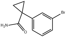 1-(3-BroMophenyl)cyclopropane-1-carboxaMide Struktur