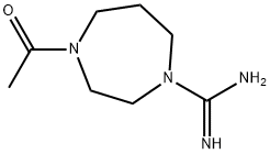 4-ACETYL-[1,4]-DIAZEPANE-1-CARBOXAMIDINE Struktur