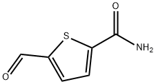 2-Thiophenecarboxamide, 5-formyl- (9CI) Struktur