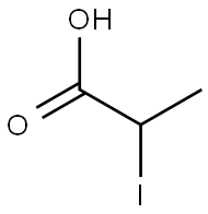 2-iodopropionic acid Struktur