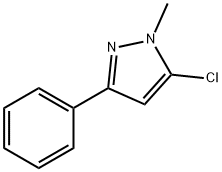 5-CHLORO-1-METHYL-3-PHENYL-1H-PYRAZOLE Struktur