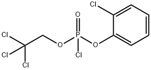 (2-CHLOROPHENYL)(2,2,2-TRICHLOROETHYL) CHLOROPHOSPHATE Struktur