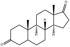 androstane-3,17-dione Struktur