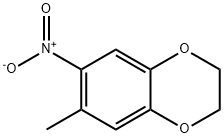 7-Methyl-6-nitro-1,4-benzodioxane Struktur