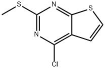 4-Chloro-2-(methylthio)thieno[2,3-d]pyrimidine Struktur