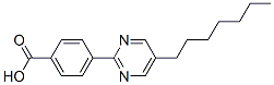 4-(5-Heptyl-2-pyrimidinyl)-benzoic acid Struktur