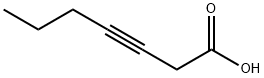 3-Heptynoic Acid Struktur