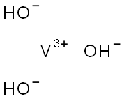 vanadium trihydroxide  Struktur