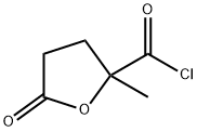 2-Furancarbonyl chloride, tetrahydro-2-methyl-5-oxo- (9CI) Struktur