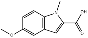 5-METHOXY-1-METHYL-1H-INDOLE-2-CARBOXYLIC ACID Struktur