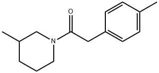 Piperidine, 3-methyl-1-[(4-methylphenyl)acetyl]- (9CI) Struktur