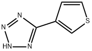 5-(3-THIENYL)-2H-1,2,3,4-TETRAZOLE Struktur