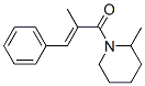 Piperidine, 2-methyl-1-(2-methyl-1-oxo-3-phenyl-2-propenyl)- (9CI) Struktur