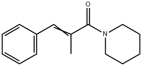 Piperidine, 1-(2-methyl-1-oxo-3-phenyl-2-propenyl)- (9CI) Struktur