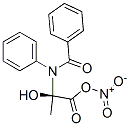 1-nitrohydroxyphenyl-N-benzoylalanine Struktur