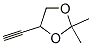 1,3-Dioxolane, 4-ethynyl-2,2-dimethyl- (7CI,9CI) Struktur