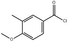 Benzoyl chloride, 4-methoxy-3-methyl- (9CI) Struktur