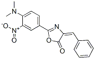 4-(4'-dimethylamino-3'-nitro)benzylidene-2-phenyloxazolin-5-one Struktur