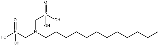 [(dodecylimino)bis(methylene)]bisphosphonic acid  Struktur