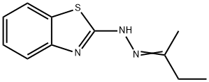 2(3H)-Benzothiazolone,(1-methylpropylidene)hydrazone(9CI) Struktur